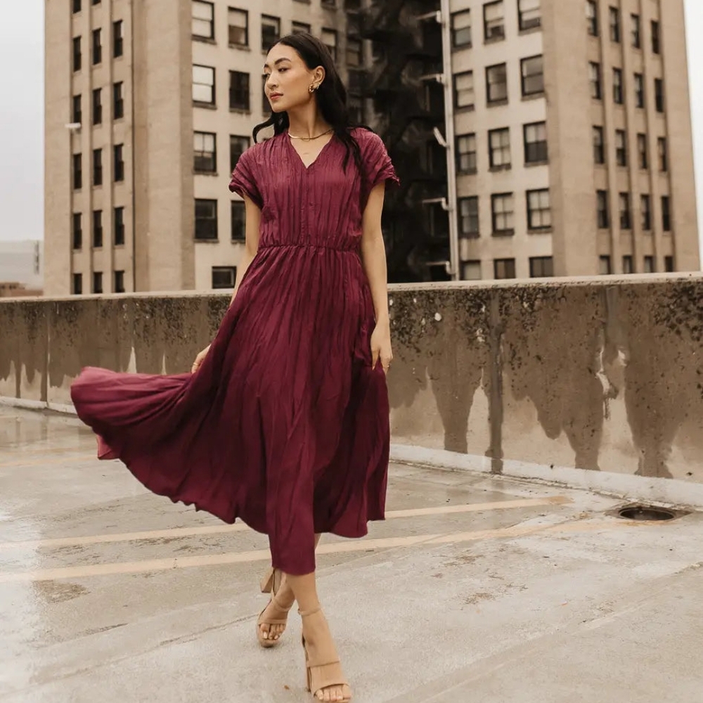 Böhme Annaleigh pleated dress